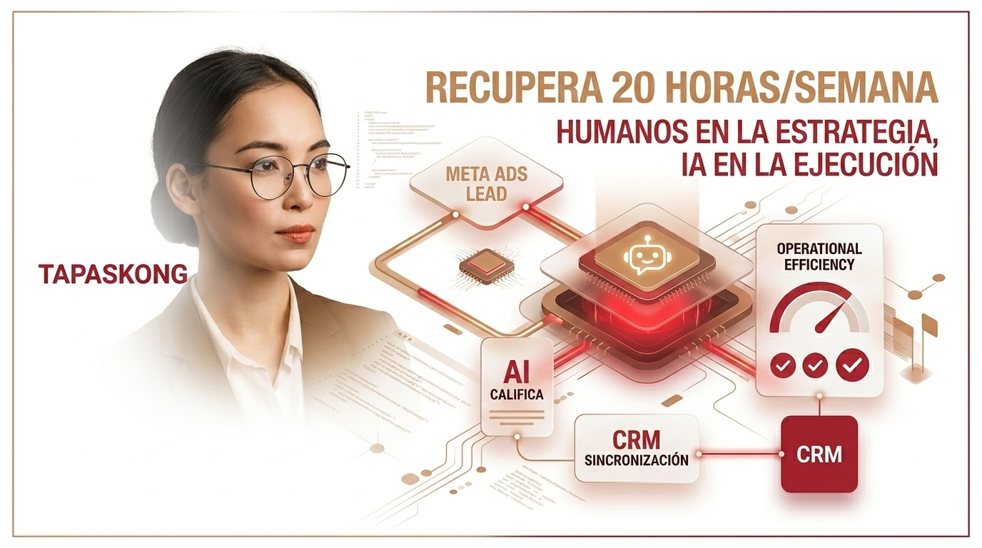 Humanos en la estrategia, IA en la ejecución: Cómo recuperar 20 horas a la semana.