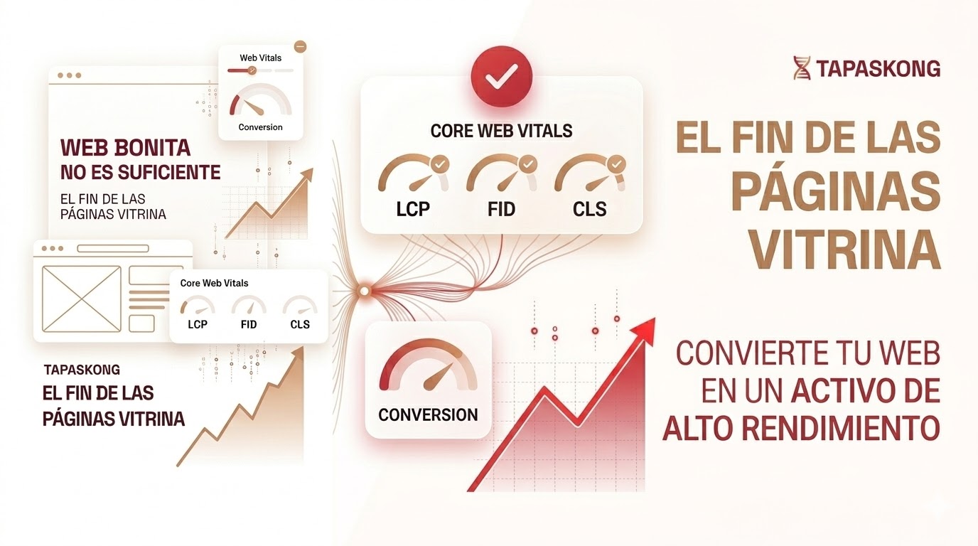 ¿Por qué una web bonita no es suficiente en 2026? El fin de las “páginas vitrina”.